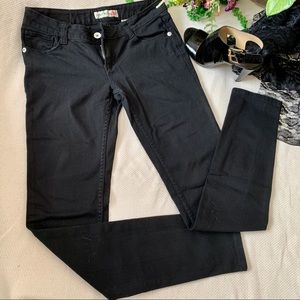 Paris Blues -Skinny BLACK Jeans 33” x 33” -size 11